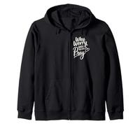 Why Worry When You Can Pray (heart and smile) Zip Hoodie