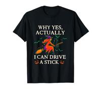 Why yes I can Drive a Stick Funny Halloween T-Shirt