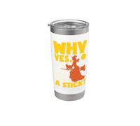 Why Yes I Can Drive A Stick Halloween Witch Stainless Steel Insulated Tumbler