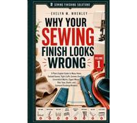 Why Your Sewing Finish Looks Wrong: A Plain-English Guide to Wavy Hems, Twisted Seams, Tight Cuffs, Overlock, Coverstitch, Zippers, Bias Tape, ... Mistakes (Sewing Finishing Solutions)