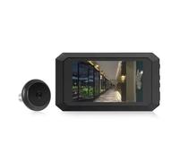 Whychstore 1080P Video Door Viewer Camera with 3.97 Inch Colour LCD Display, Wide 135° Viewing Angle and Night Vision, Fits Door Holes 15-30 mm and Thickness 35-110 mm