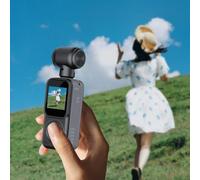 Whychstore 4K for MINI Body Camera, For And External Mic, Compact With Wide Angle Lens And 6 Hour Continuous Recording Time For Sports And Travel(Black)