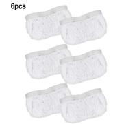 Whychstore 6-Pack Microfiber Mop Cloth Pads with Scrubbing Strips, Reusable Thick Cleaning Pads for Vaporetto Smart 100 Series