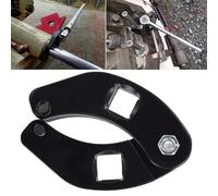 Whychstore Adjustable Gland Nut Wrench Tool, for Hydraulic Cylinder Cap Removal on Farm and Construction Equipment, Metal Construction with High Universality Fitment