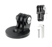 Whychstore Bike Action Camera Holder, Bike Stem Top Cap Mount, Handlebar Mount Clip M6*P1*L35mm, With Headset Cap Screw