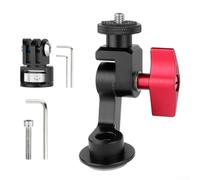 Whychstore Bike Action Camera Holder For Insta360, Bike Stem Top Cap Mount, M6*P1*L40mm Headset Cap Screw, For Bicycle/Motorcycle (A adapter kit)