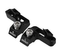 Whychstore Bike Shifter Adapter, Aluminium Alloy CNC Mount for SRAM Shifters Compatible with Shimano I-Spec EV Brakes M4100-M9120, Black