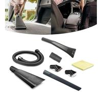 Whychstore Car Interior Cleaning Kit for Karcher 2.863-304.0 Wet/Dry Vacuum, 7-Piece Set with Extra-Long Crevice Nozzle & Extension Tube, Hard/Soft Bristle Brushes + Microfibre Cloth