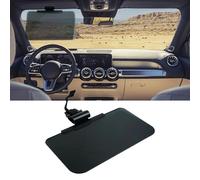 Whychstore Car Sun Visor Extender, Adjustable Polarized Glare Blocker for Truck SUV MPV, 13.6x9.3 Inch Black PC Clip-On Shield