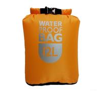 Whychstore Compact Waterproof Dry Bag for Boating Efficiently Store Your Gear (Orange12L)