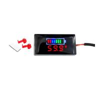 Whychstore DC12V-150V Mini LED Display Digital Voltmeter Tester, DC Voltage Gauge Voltage Indicator, For EV Car Motorcycle Voltage Monitor(Red)