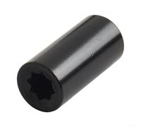 Whychstore Drum Head Tuning Wrench Octagonal Key - ABS Board Mouth Replacer for Music Instruments - Black 2.95x0.95cm