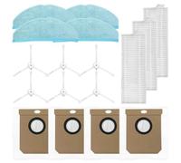 Whychstore For Everybot Q5 Robot Vacuum Accessories, Filter Mop Cloth Side Brush Dust Bag Kit, Replacement Parts for Pet Hair Home Cleaning