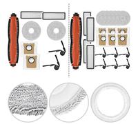 Whychstore For Xiaomi Robot Vacuum 5 / OV31GL Replacement Parts Set - Tricut Main Brush, Mop Cloths, Filters & Dust Bags, 1-Set or 6-Pack