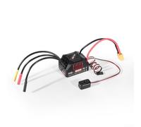 Whychstore HG-80A 80A Brushless ESC Waterproof for 1/10 RC Cars - Sensorless Motor Controller with Fan for Off-Road Buggy Truck 2-4S for lipo(D)