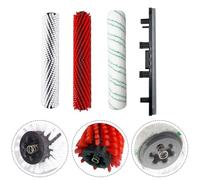 Whychstore Karcher BR30/4C Roller Brush Replacement, 300 mm Ultra-Wide Scrubber Brush for Tile/Stone/Cement Floors, Compatible with BR30/4 Series (Red/White/Microfibre Options)