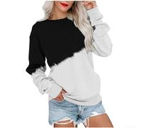 Whychstore Ladies 3D Graphic Hooded for top Relaxed Silhouette Fleece Lined for jumper for Holiday Vacation Club Wear S-XXL
