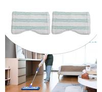 Whychstore Leifheit Tile and Bathtub Wiper Replacement Pad, Microfiber with Elastic Rubber Flap for Easy Change, Washable at 40°C