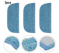 Whychstore Microfiber Mop Pads Replacement Set for Philips FC7020/01, 3-Pack Thick Reusable Cleaning Cloths with Scrubbing Strips, Soft High-Fit Microfiber for Everyday and Tough Messes