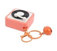 Whychstore Mini Voice Recorder Keychain, Personalized Message & Music Recording for Keys and Ornaments, Compact Gift in Red, Yellow, Green, or Blue