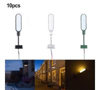 Whychstore Model Railway LED Lattice Mast Light for N Scale Tracks, 28mm Height, 3V DC/AC with Included 12-16V Series Resistors