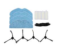 Whychstore Replacement Kit for Tefal X-Plorer Series 70 & 75, Main Brush Side Brushes Mop Cloths Filter, Compatible with RG8477WH RG9177WH RG9197WH