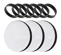 Whychstore Replacement Vacuum Belt for Eureka Powerspeed Bagless Upright Vacuums, Compatible with NEU182B/NEU181/NEU182A/NEU188A/NEU192A Models, 3-Pack E0202 + 6-Pack E0205 Durable Belts