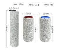Whychstore Roller Brush Replacement for Dyad U10 and Dyad Pro WD1S1A Cordless Floor Scrubber Vacuum, Front Long + 2 Back Short Brushes, Pet Hair & Debris Removal