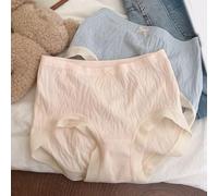 Whychstore Seamless Period Pants Women Leakproof Menstrual Underwear High Waisted Tummy Control Breathable for Soft Cotton Feel One Size