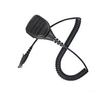 Whychstore Speaker Microphone for HIROYASU HI-UV850Pro HW-UV910 HW-UV938 - for tpu Cord Replacement Mic 2.5m Stretch Clear Audio Two Way Radio Gear