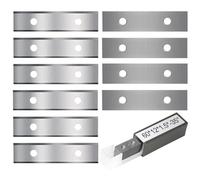Whychstore Square Carbide Inserts 60x12x1.5mm 35° for 60mm Scrapers, Solid Carbide Double-Edged Blades, Woodworking Planer Heads