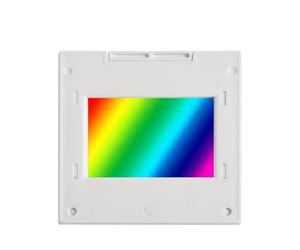 Whychstore Transmission Diffraction Grating, 80/300/600/1000/1200/1600 Lines/mm for Spectroscopy Teaching Experiments, 50x50mm PET Optical Component