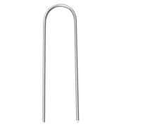 Whychstore U-Type Garden Staples,Heavy Duty Galvanized Landscape Spikes for Greenhouse & Ground Cloth Anchoring,100 Pack (10cm/15cm)