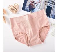 Whychstore Women's Seamless Mid-Waist Underwear Soft Stretch Hip-Hugging Briefs for Yoga Beach Holiday Summer One Size 40-75kg