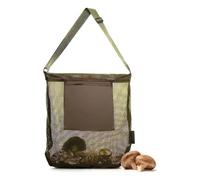 WHYCNJL 1 Piece Bolsa de Caza de Setas en Colour Verde - Bolsa de Malla para Recolección de Hongos con Correa Adjustable - Ideal para Forrajeo y Almacenamiento de Verduras