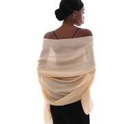 WHYCNJL 1 Piece Women's Lightweight Scarf Shawl Scarves Elegant Ceremony Scarf Stoles for Daily Life Travel Weddings Parties Bridesmaids Prom Spring Summer