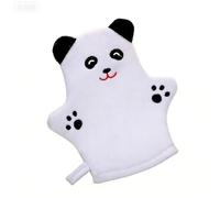 WHYCNJL 1 Pieza Manoplas de baño para bebé, Diseño de Panda, Exfoliante Suave para bebés, niños pequeños y niños, baño y Ducha