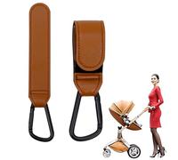 WHYCNJL 2 Pieces Stroller Hooks, for Changing Bag, Velcro Stroller Hook, Hang Bags Safely on Your Pram or Stroller, Universal Size