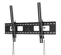 WHYFONE Heavy Duty XXL Tilt TV Wall Bracket for 55-120 Inch LED LCD OLED Flat & Curved TVs, Ultra Slim TV Bracket Max. VESA 900x600mm, Bubble Level and Cable Ties Included