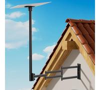 WHYFONE Starlink Mount for Gen 3, 360° Adjustable V3 Long Wall Mount 975mm, Heavy Duty Pivot Starlink Wall Mount, Starlink Gen3 Pole Mounting Kit with Pipe Adapter Compatible with V3 Standard Dish