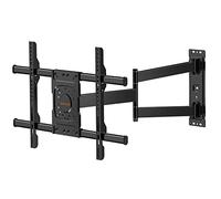 WHYFONE TV Wall Bracket with 838mm Extra Long Articulated Arm, 180° Rotatable Corner TV Bracket Mount with Swivel Tilt Extend for 32-75 Inch Flat & Curved TVs max. VESA 600x400mm up to 45kg