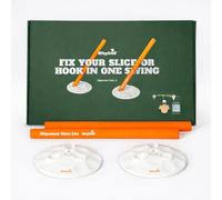 WHYGOLF Alignment Discs Lite, Compact Golf Swing Trainer and Alignment Sticks Set with 2 Discs and 2 Foam Rods, Portable Golf Training Aid and Practice Accessory