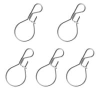 WHYHKJ 5PCS Fishing Lock Snap Freshwater Saltwater Fishing Stringer Clip Stainless Steel Live Fish Lock Buckle Big Game Snaps