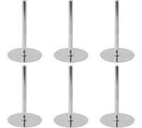 WHYHKJ 6PCS Cake Stainless Steel Heating Rod 50x32mm Silver Baking Core Tool Accessories for Making Bread Cookies Soft Candy and Pies