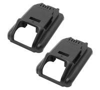 WHYICHG 2pcs Black Top Case Compatible with DeWalt Battery Cover Replacement Plastic Batteries Case Replacement Housing Kit，5Ah Battery