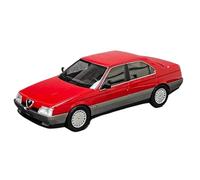 WHYMIRRJ Diecast 1:18 For Alfa Romeo 164 1991 Alloy Car Model Realistic Miniature Static Scale Vehicle Model Display Collection Present