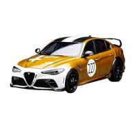 WHYMIRRJ Diecast 1/18 For Alfa Romeo Giulia GTAm Alloy Car Model Realistic Miniature Static Scale Vehicle Model Display Collection Present