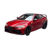 WHYMIRRJ Diecast 1:18 For Alfa Romeo Giulia GTAm Alloy Sports Car Model Scale Exquisite Metal Vehicle Model Collectors Ornaments Present(Red)
