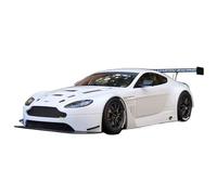WHYMIRRJ Diecast 1:18 For Aston Martin VANTAGE V12 GT3 Alloy Sports Car Model Simulation Static Scale Vehicle Model Collectors Present(White)