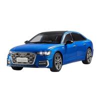 WHYMIRRJ Diecast 1:18 For AUDI A6 Alloy Car Models Scale Exquisite Metal Vehicle Model Display Collection Souvenirs Present(Blue)